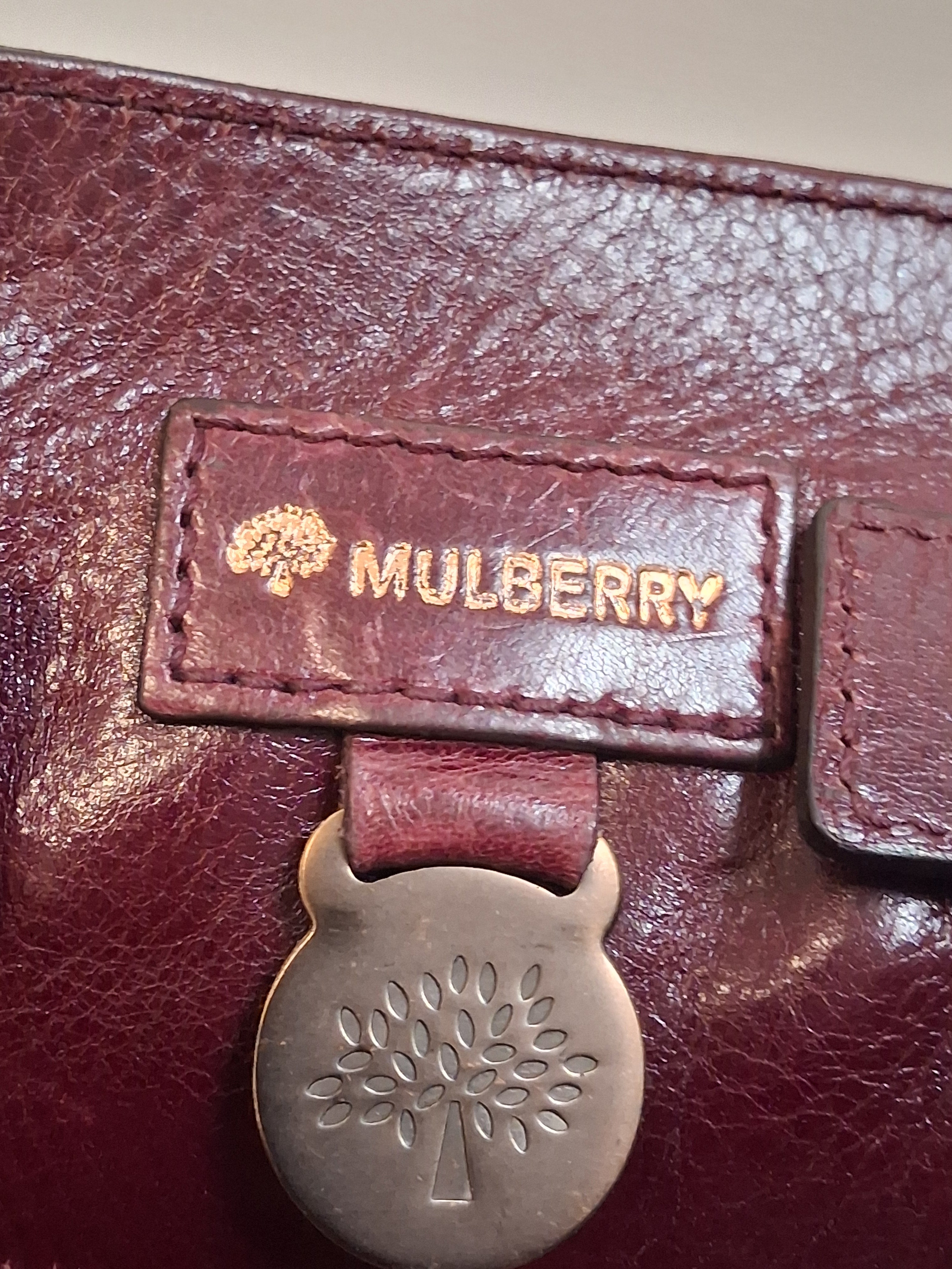 Väska Mulberry Vinröd