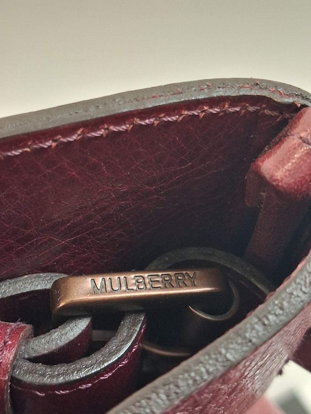 Väska Mulberry Vinröd