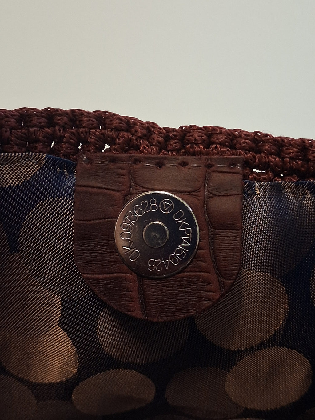 Väska Manu Fila Vinröd Handmade