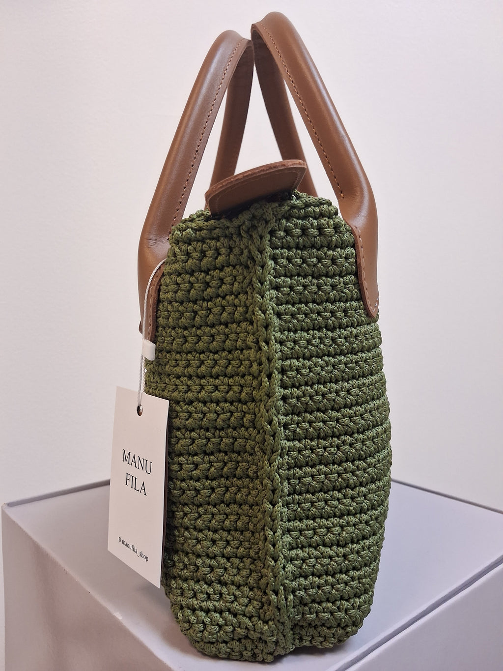Väska Manu Fila Grön Handmade