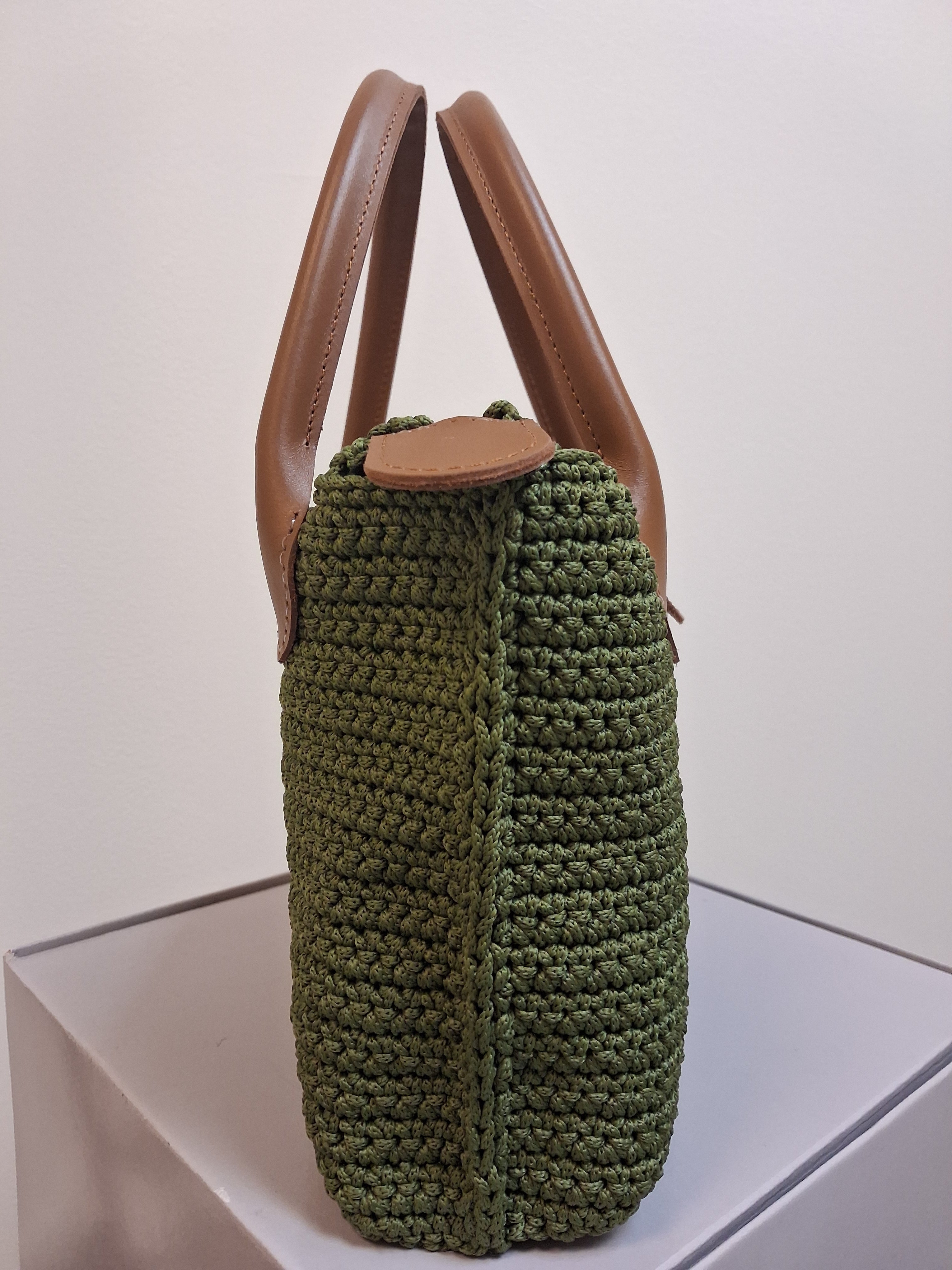 Väska Manu Fila Grön Handmade