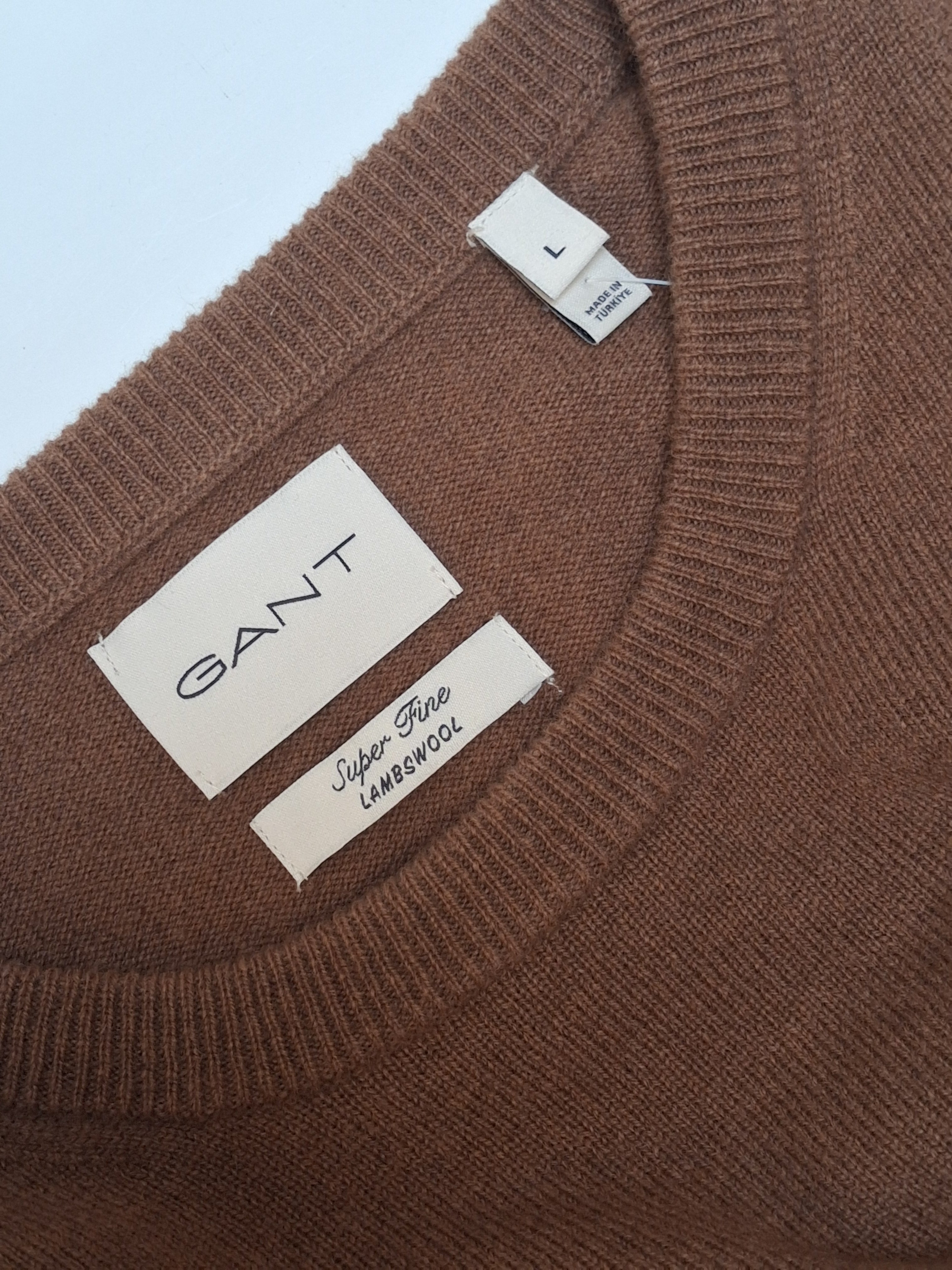 Ull Tröja Gant Beige
