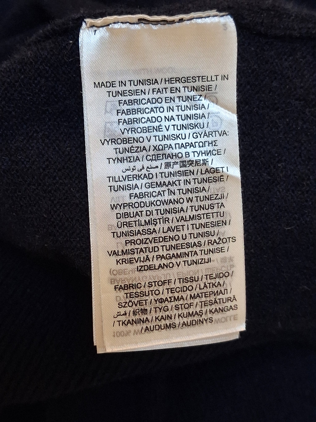 Gant Varm Ulltröja i Mörkblå