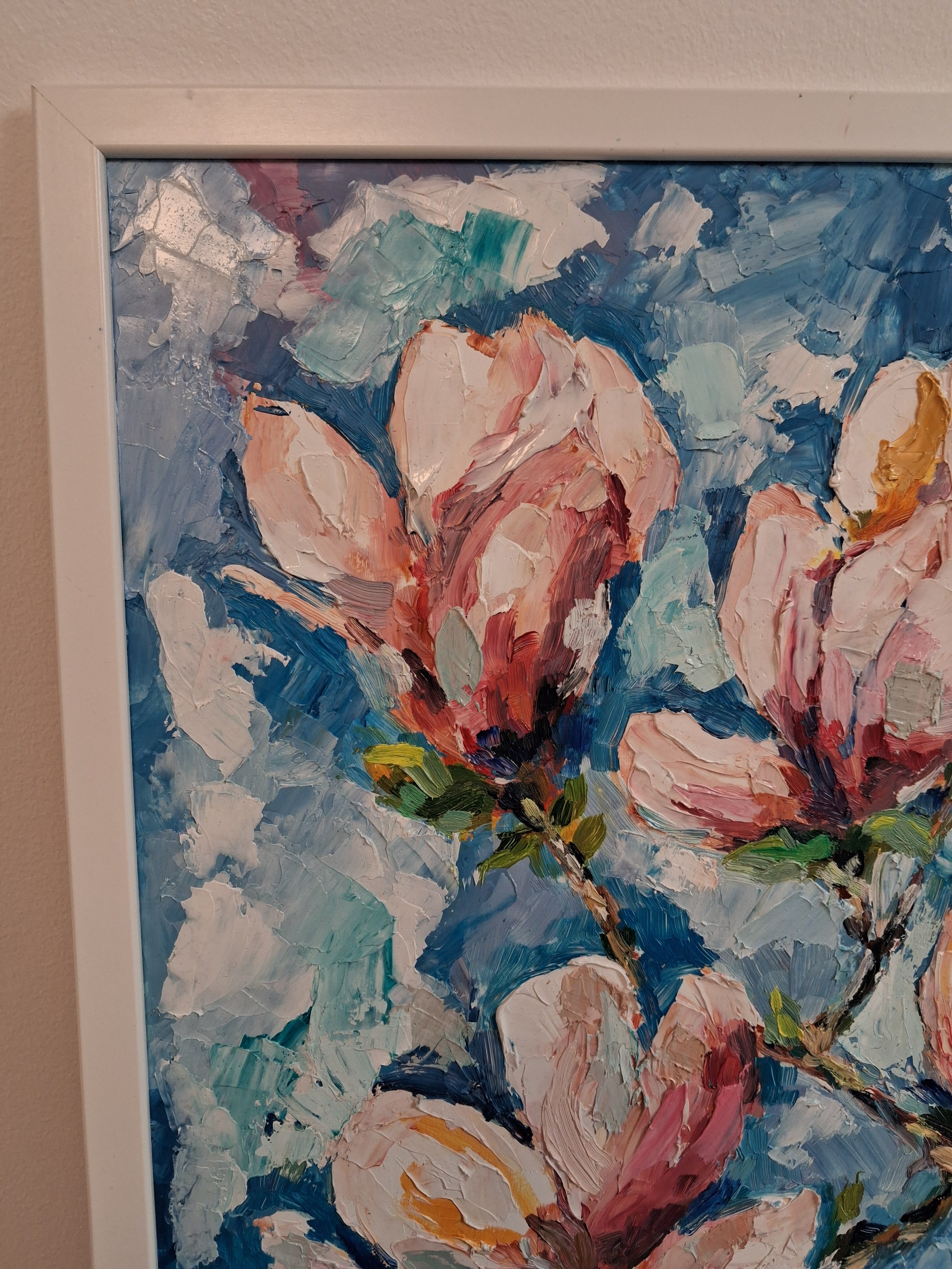 Oljemålning Tavla Magnolia från Karyna Kolesnik