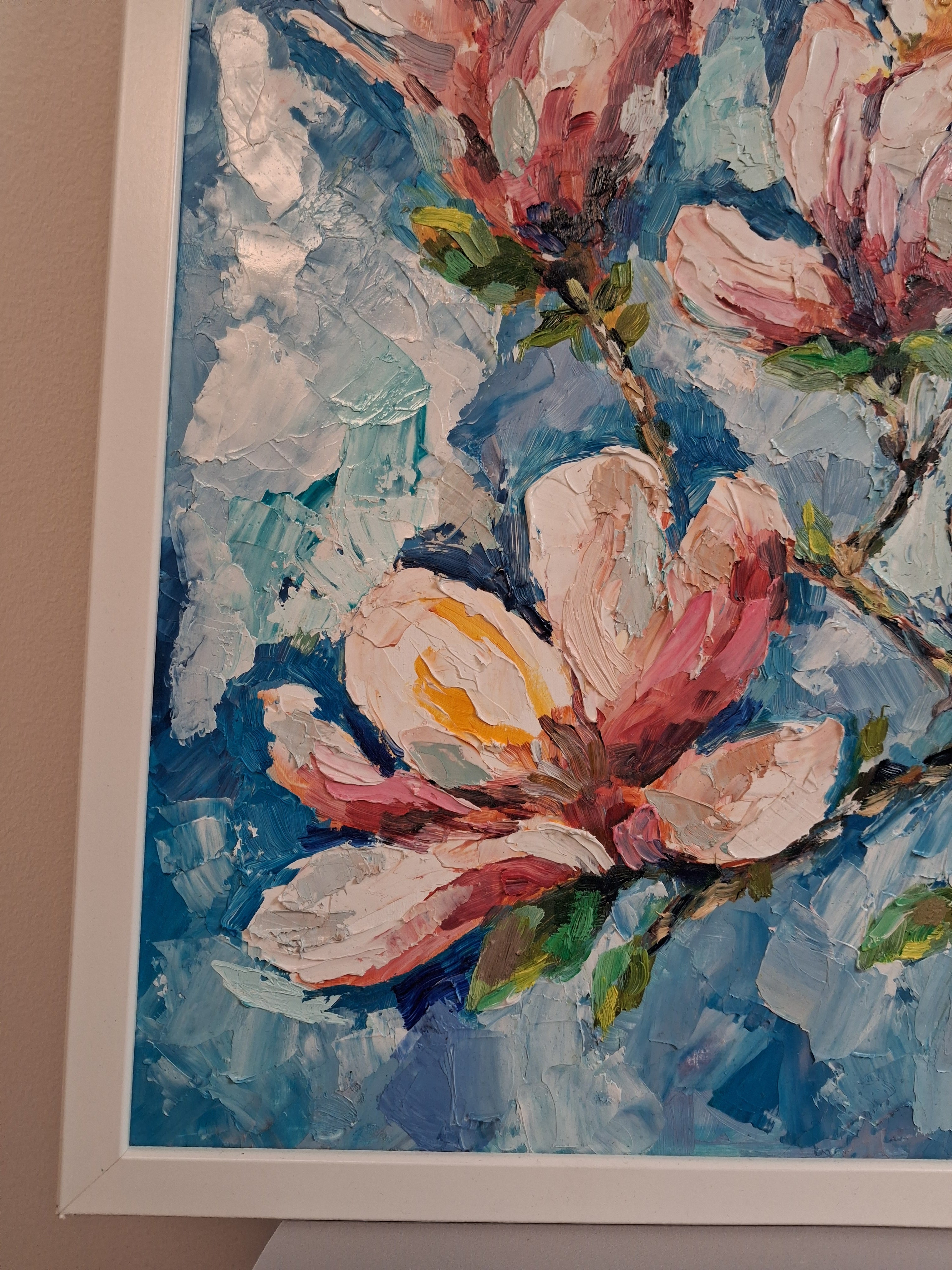 Oljemålning Tavla Magnolia från Karyna Kolesnik