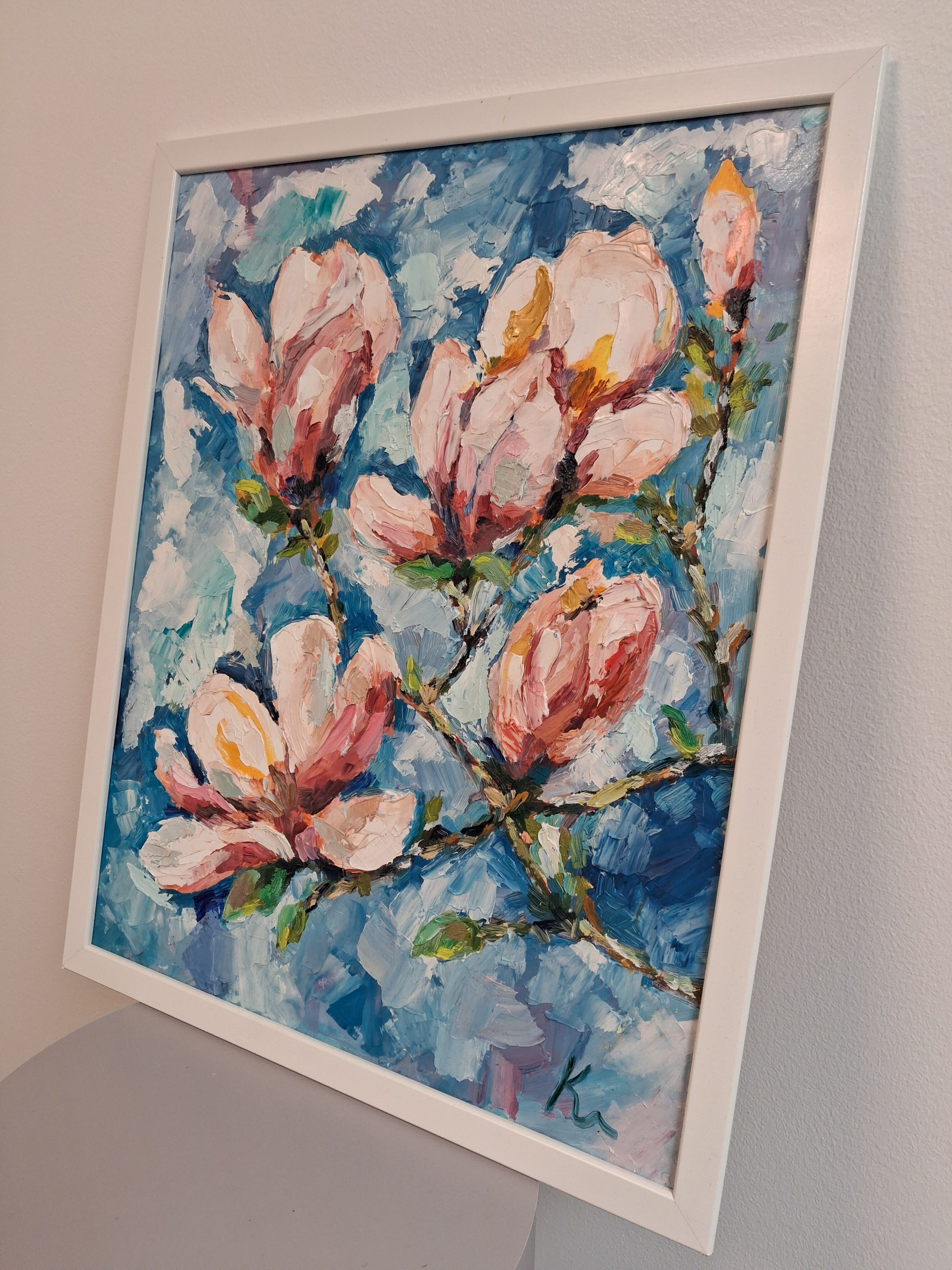 Oljemålning Tavla Magnolia från Karyna Kolesnik