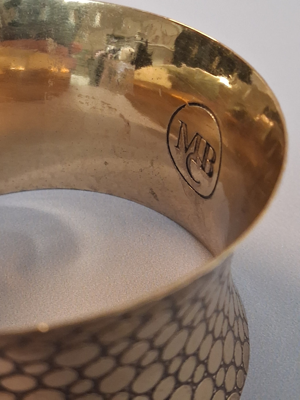 MCB Guldmetallarmband