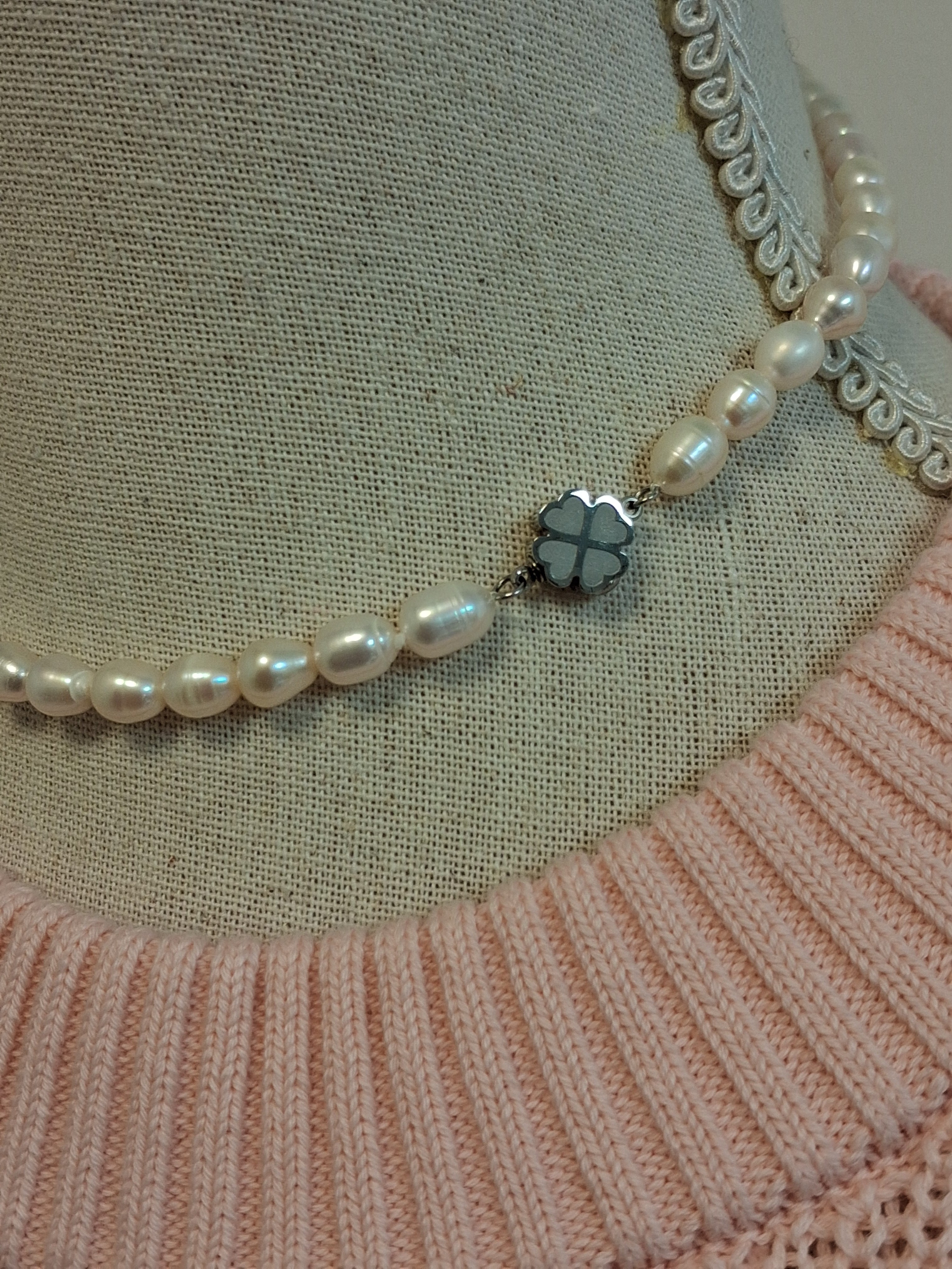 Smycken Halsband med pärlor