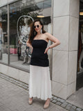 Longline tube top klassiskt svart second hand BeAIKON